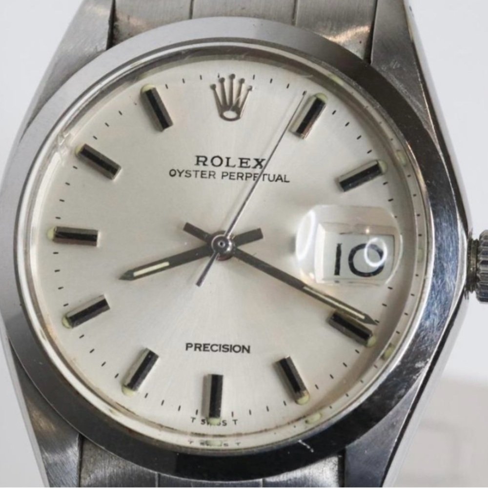 ROLEX OYSTER PERPETUAL 6694 WATCH W/BOX, 34MM - Picture 3 of 8
